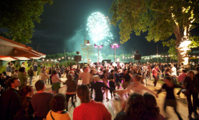 fête nationale sur les quais de basse-Indre