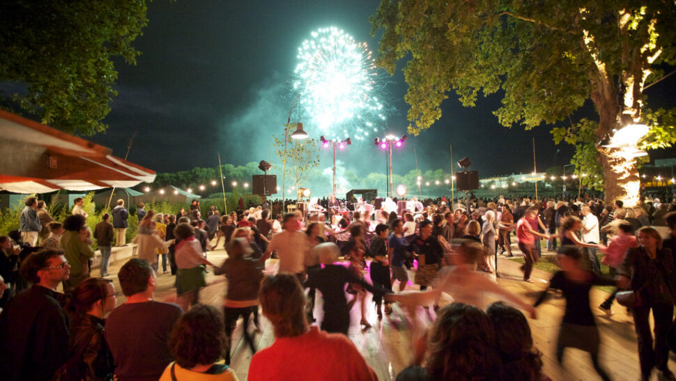 fête nationale sur les quais de basse-Indre