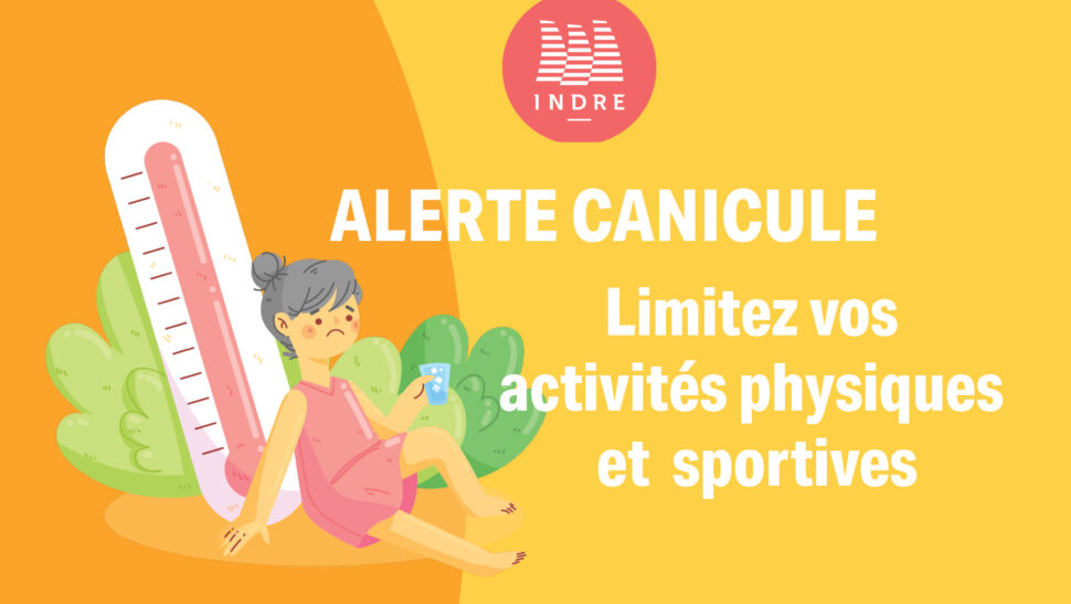 Affiche Alerte Canicule Limitez les activités physiques