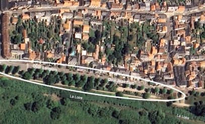 Localisation du périmètre des travaux quais Jean Bart et Langlois